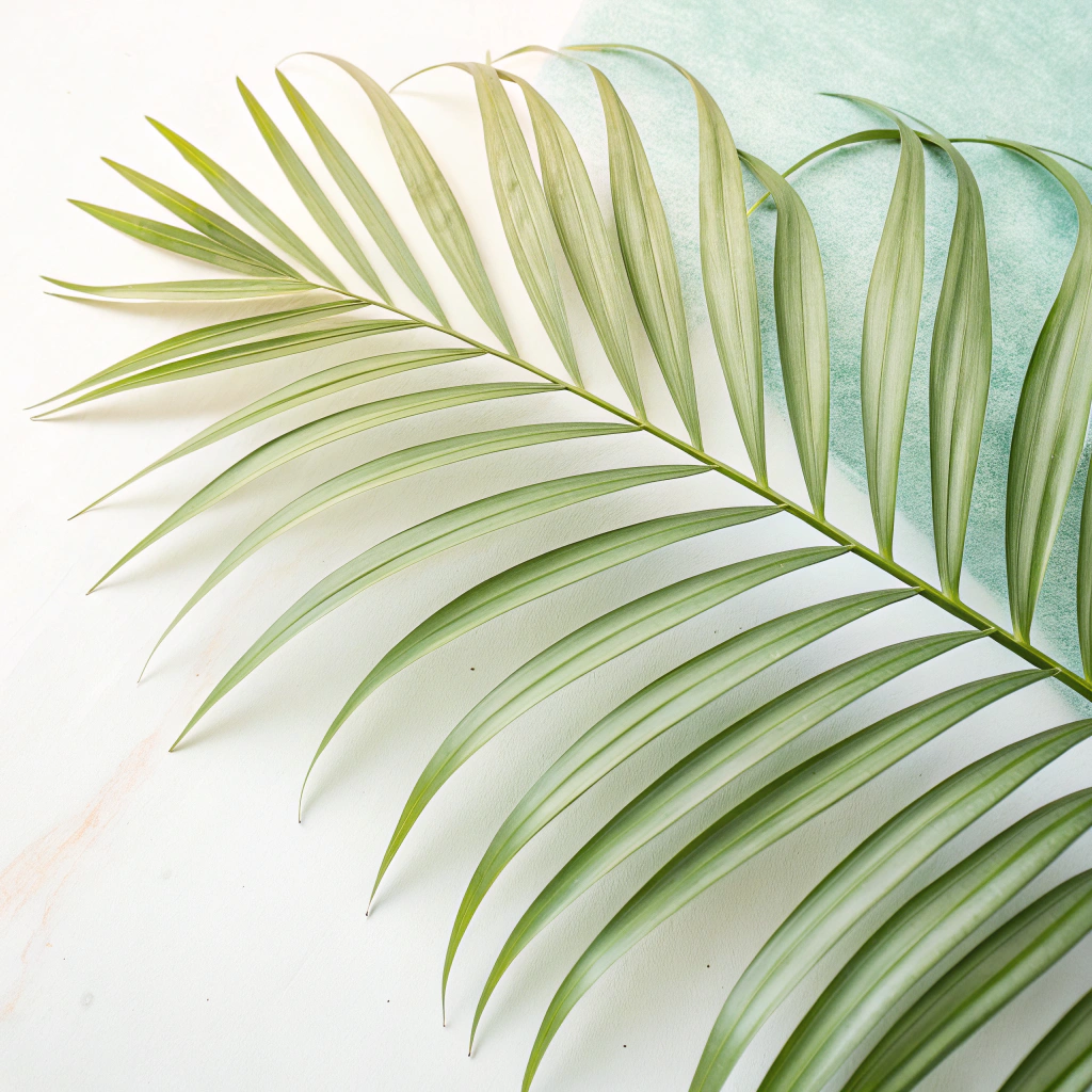 Palm leaf representing Florida lifestyle